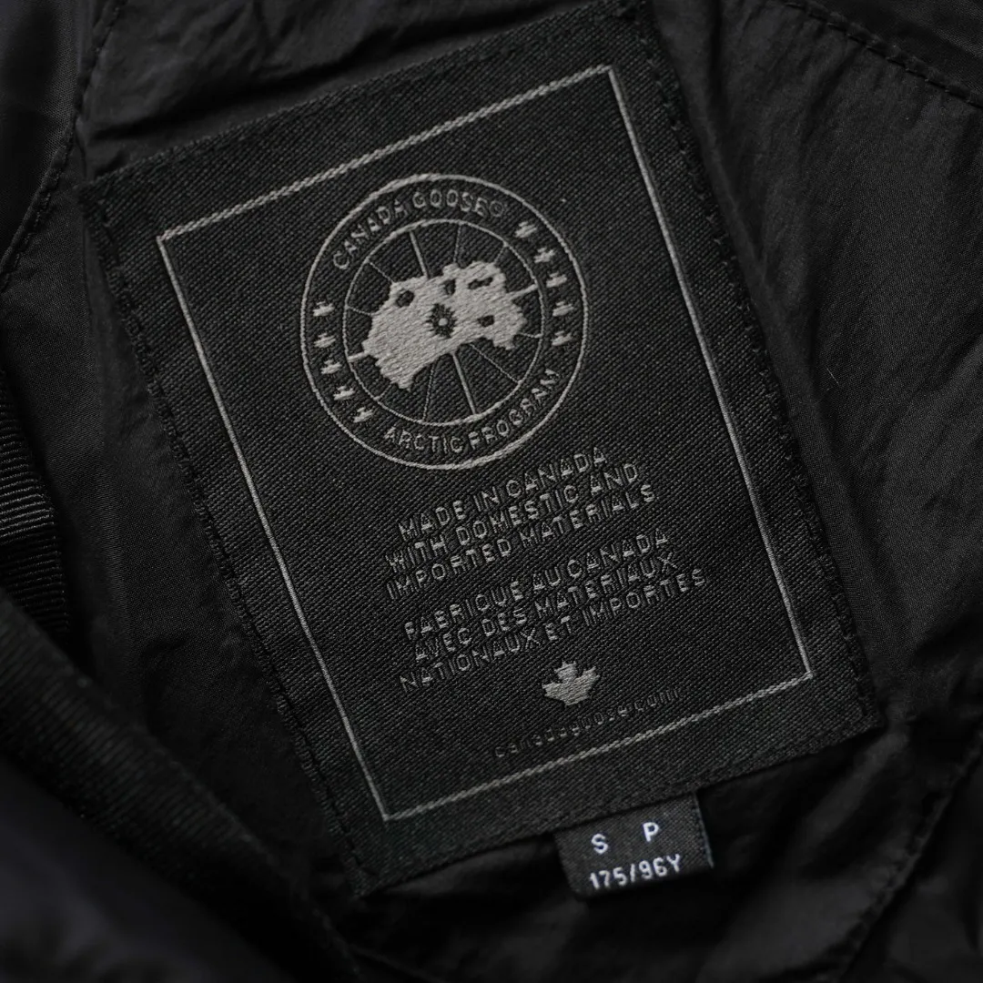 P1060 CANADA GOOSE丨Canada Goose 2800 Long Armband Hooded Down Jacket Color: Black Black Label Size: XS-XXL